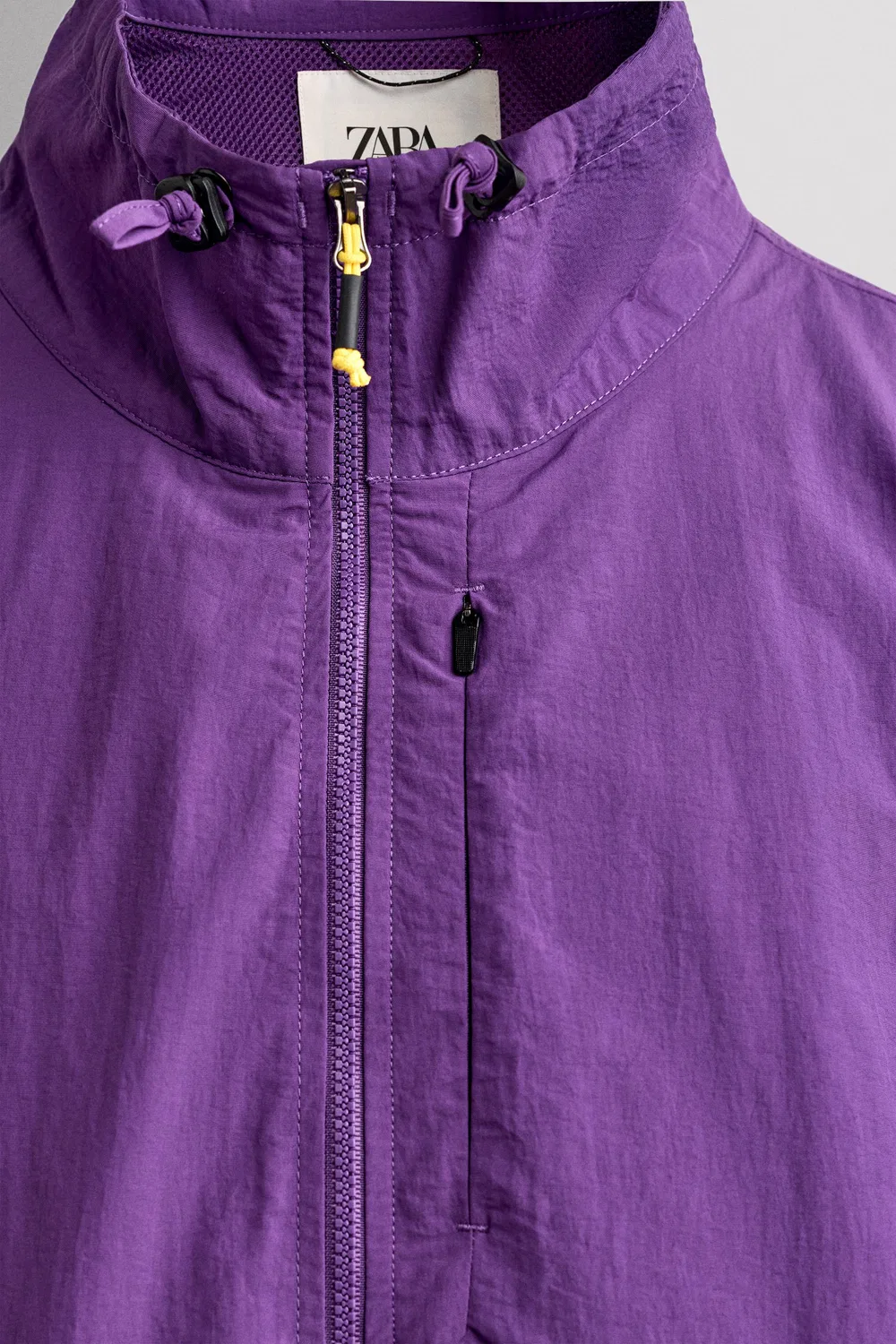 Техническая куртка кенгуру ZARA, Purple — фото 3