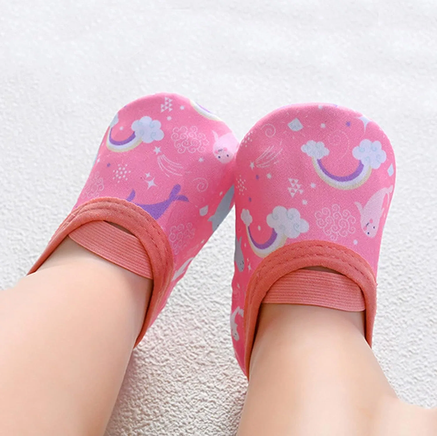 Детские кроссовки для девочек с нескользящей подошвой, Pink — фото 2