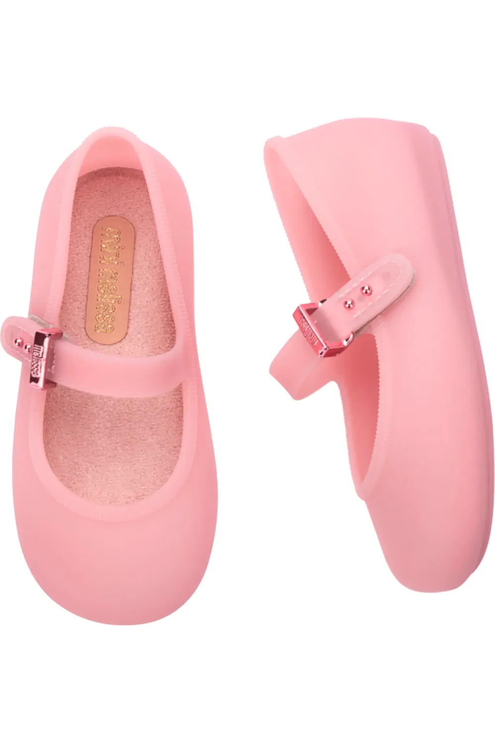 Балетки детские водонепроницаемые с ароматом Soft Ballerina Mini Melissa, Milky Pink — фото 3