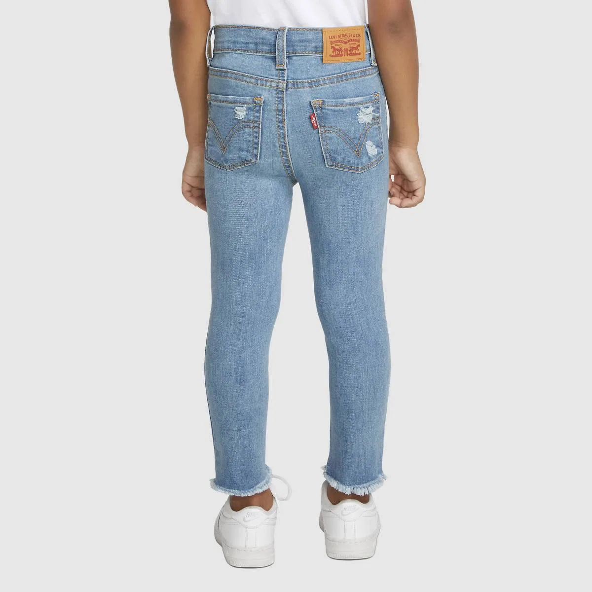 Джинсы с высокой посадкой и очень узким кроем 720 для девочек 2T-4T Levi's, Roger That - Light Wash — фото 4