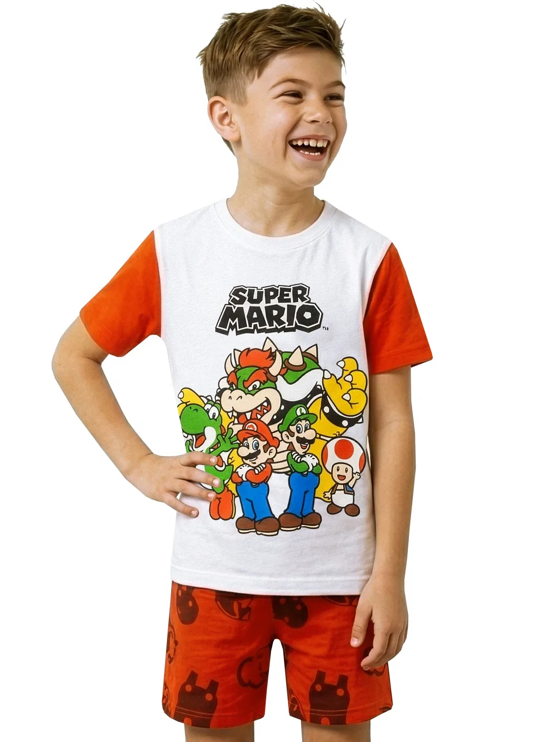Пижама короткая Super Mario Character, красный — фото 4