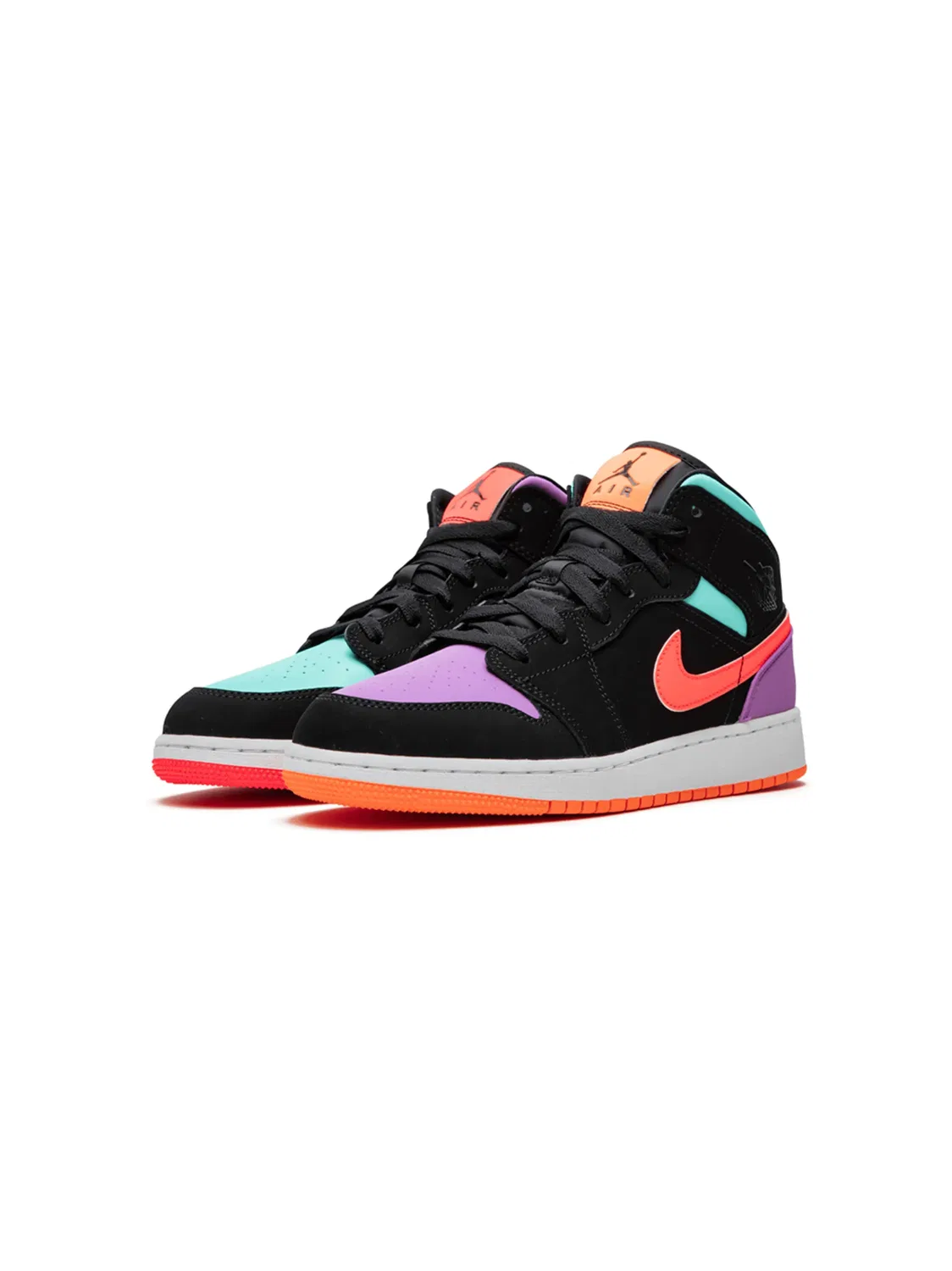 Кроссовки Air Jordan 1 Mid "Candy", черный — фото 2