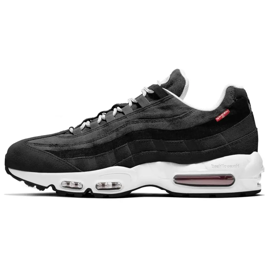 

Кроссовки Air Max 95 унисекс с низким верхом черного/белого цвета Nike