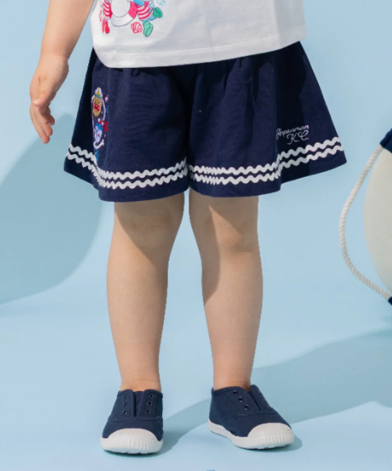 Детские шорты-кюлоты с принтом Marine Navy ANPANMAN KIDS COLLECTION