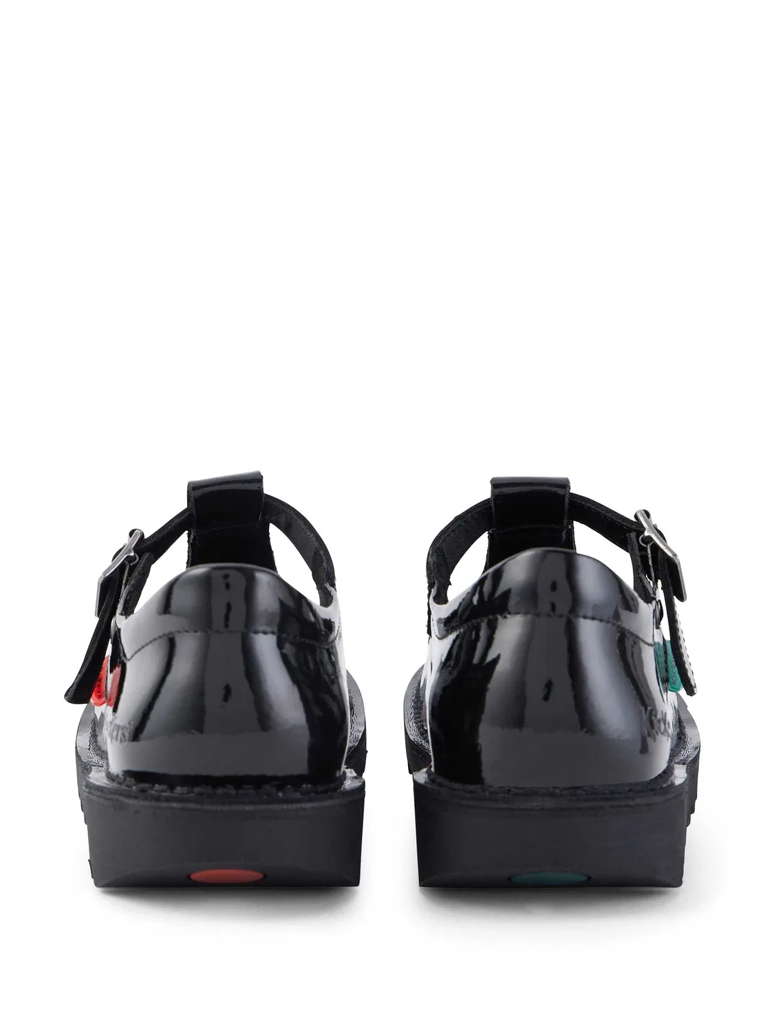 Туфли T-bar Kickers Black Patent, черный — фото 4