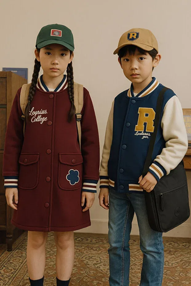 Детская куртка для девочек с длинным рукавом Rg Kidsstore, Burgundy — фото 3