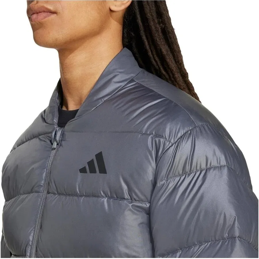 Мужская куртка с длинным рукавом adidas ESS SD PUF JKT JV7719, Серый — фото 4