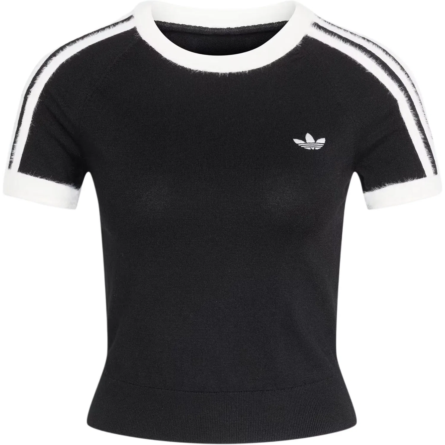 Женская футболка с круглым вырезом Adidas Originals, Черный