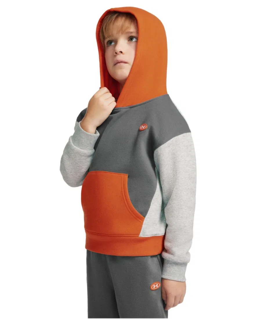 Комплект из футера с капюшоном и брюк, Rival Fleece Under Armour, Gray — фото 4