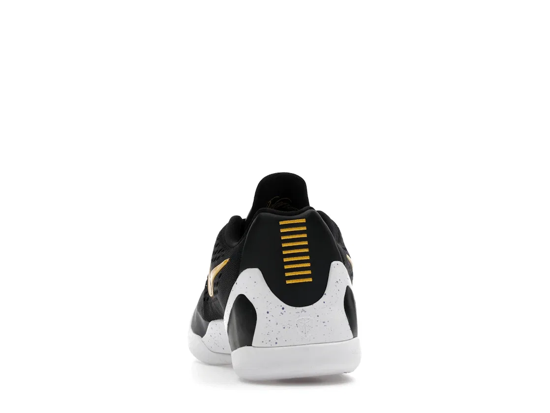 Детские кроссовки для баскетбола Nike Kobe 9 EM Low TB, Black/University Gold/White — фото 4