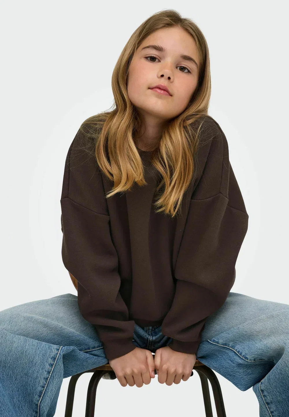 Толстовка kogsweat sweatshirt - sweatshirt Only Girls, Coffee Bean — фото 4