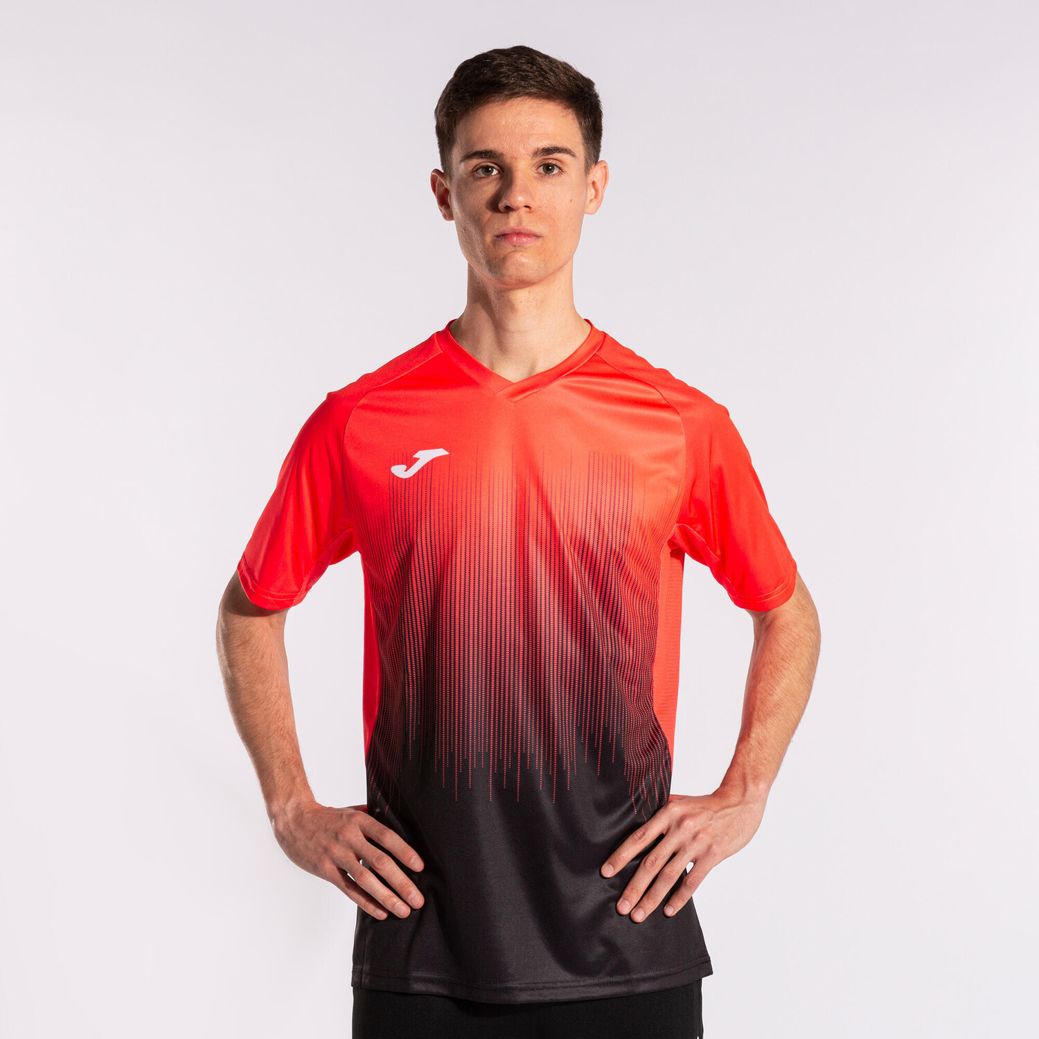 

Джерси Joma Tiger IV, черный/неоновый кораллово-розовый