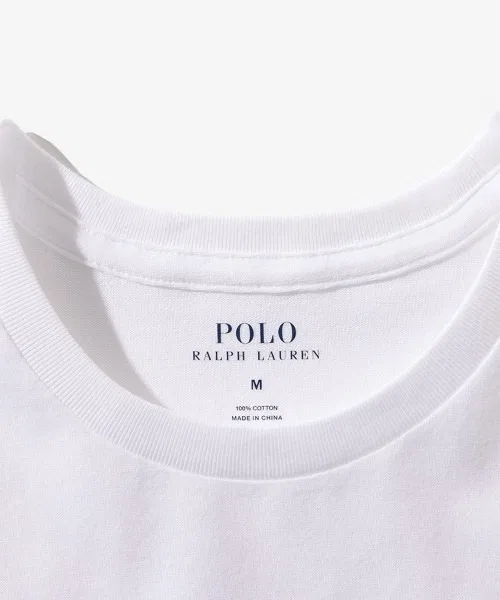 Мужская хлопковая футболка-борцовка, комплект из 3 POLO RALPH LAUREN, White/Grey/Black — фото 3