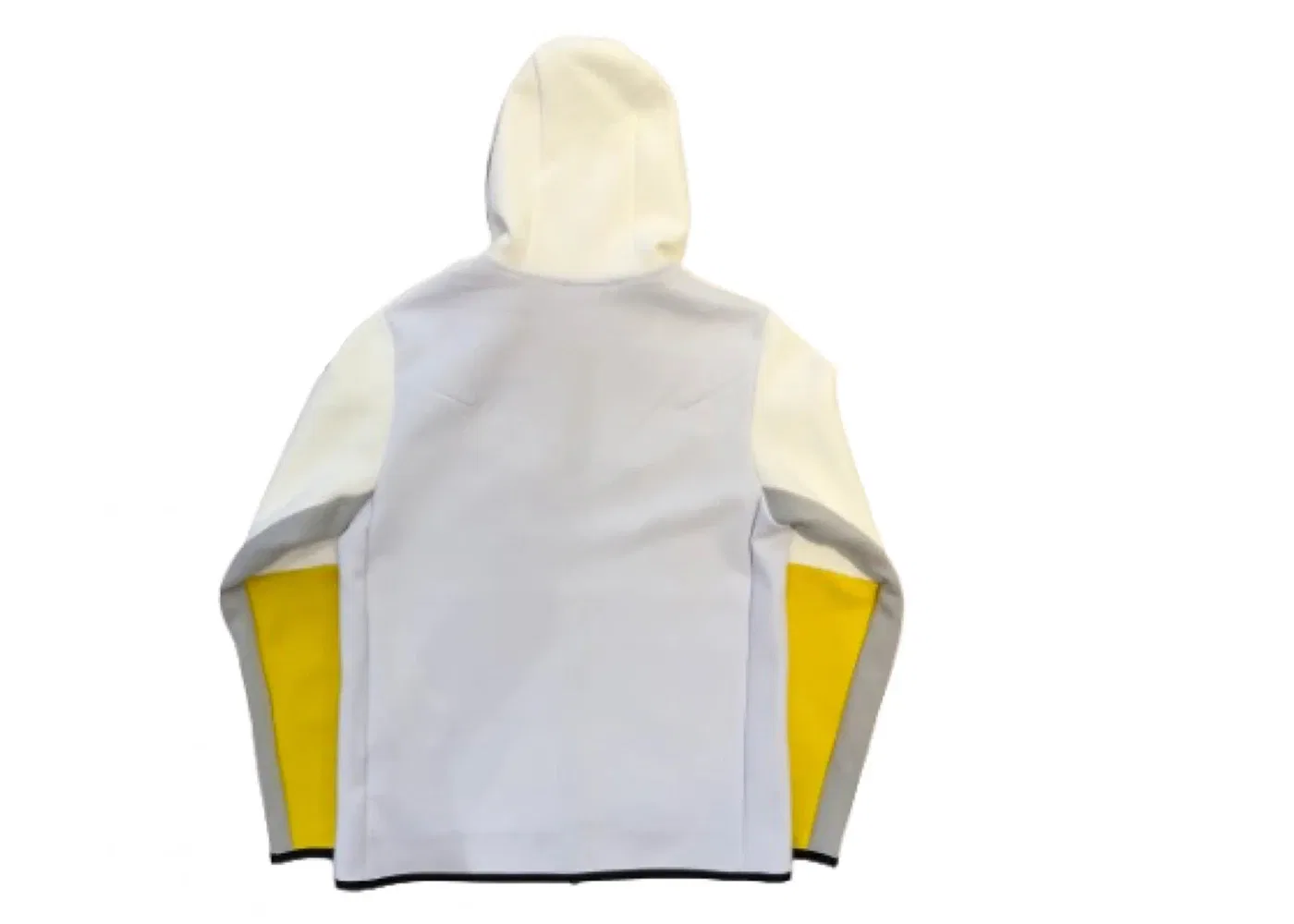 Мужская худи с длинным рукавом Nike Sportswear Tech Fleece, White Yellow Baby Blue — фото 2