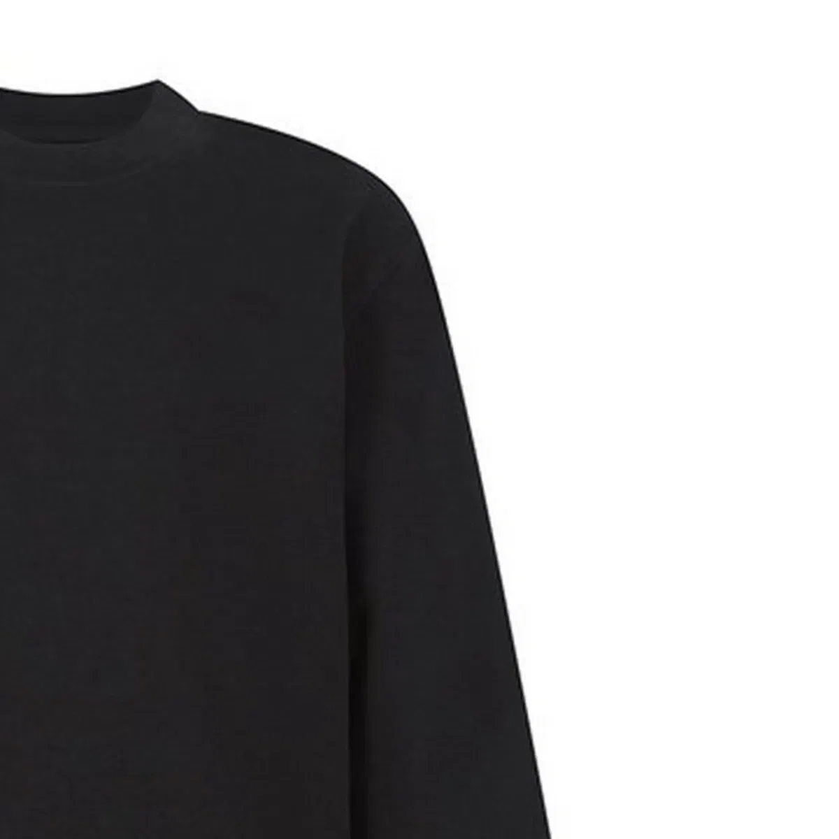 Свитшот с изогнутым низом Sf Minni, Black — фото 2