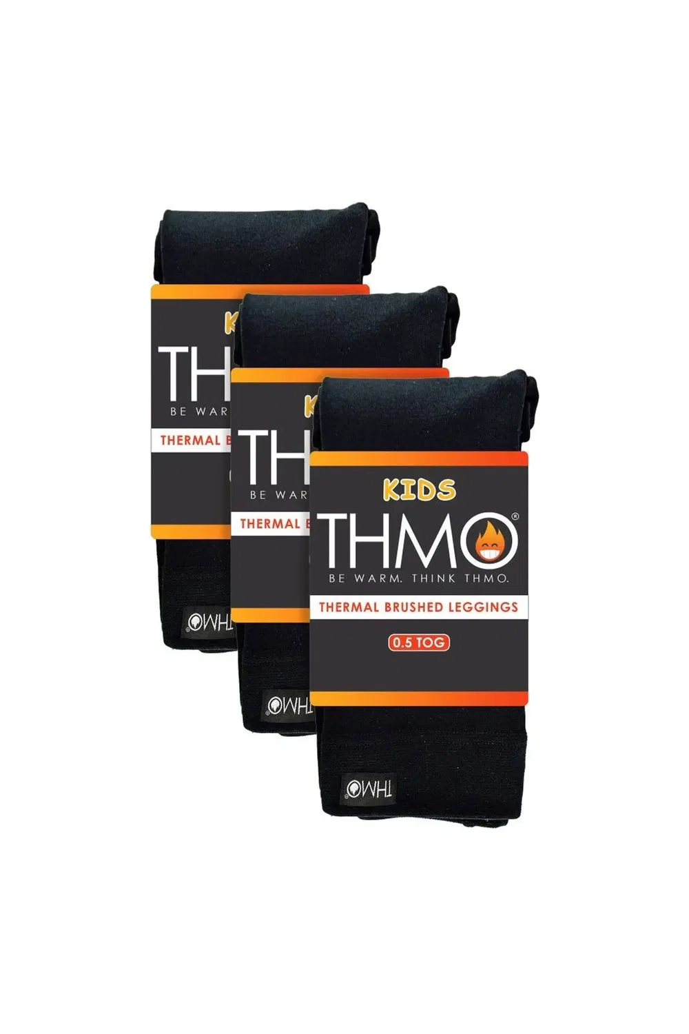 Комплект из 3 термолеггинсов с начесом Thmo, Black — фото 2