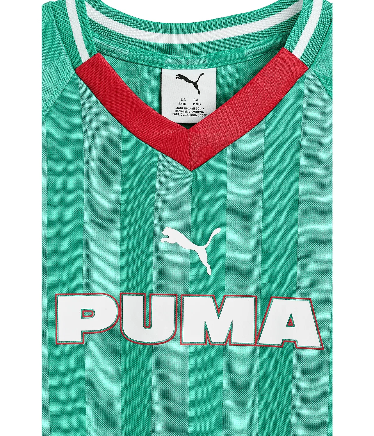 Футболка Showtime Pique - Футбол 2026 (для детей постарше) Puma Kids, Teal Green — фото 3