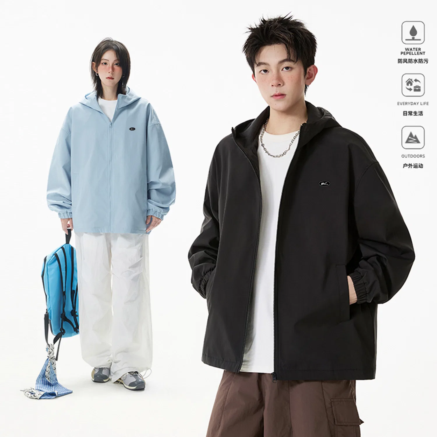 Детский комплект из куртки и брюк с капюшоном Windbreaker Jacket & Pants Sets WARRIOR — фото 4