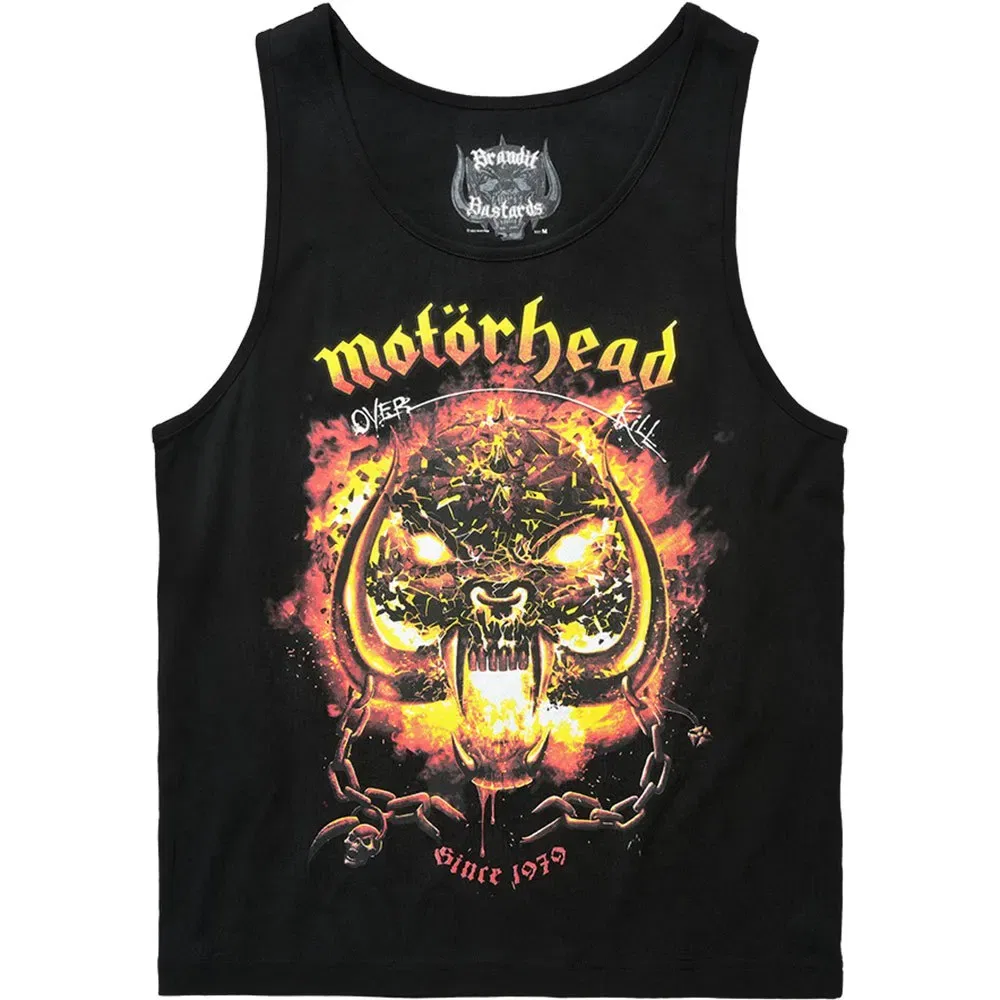 Футболка без рукавов Motörhead Overkill Brandit, черный