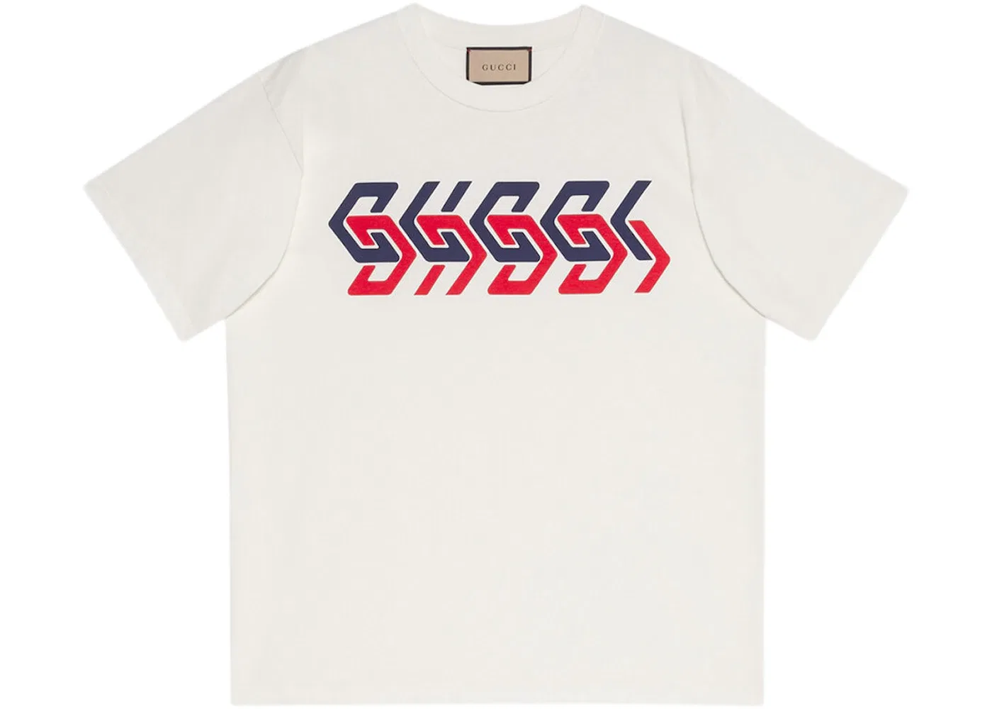 Мужская футболка с принтом Gucci Mirror Print Gucci, Ivory