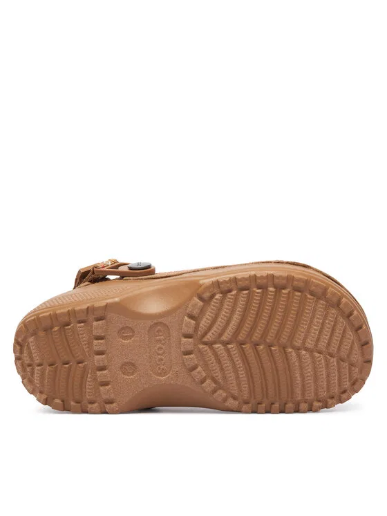 Шлепанцы Crafted clog Crocs, коричневый — фото 4