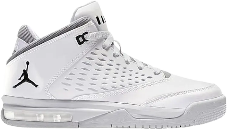 

Кроссовки Jordan Flight Origin 4 BG White, белый, Белый;серый, Кроссовки Jordan Flight Origin 4 BG White, белый