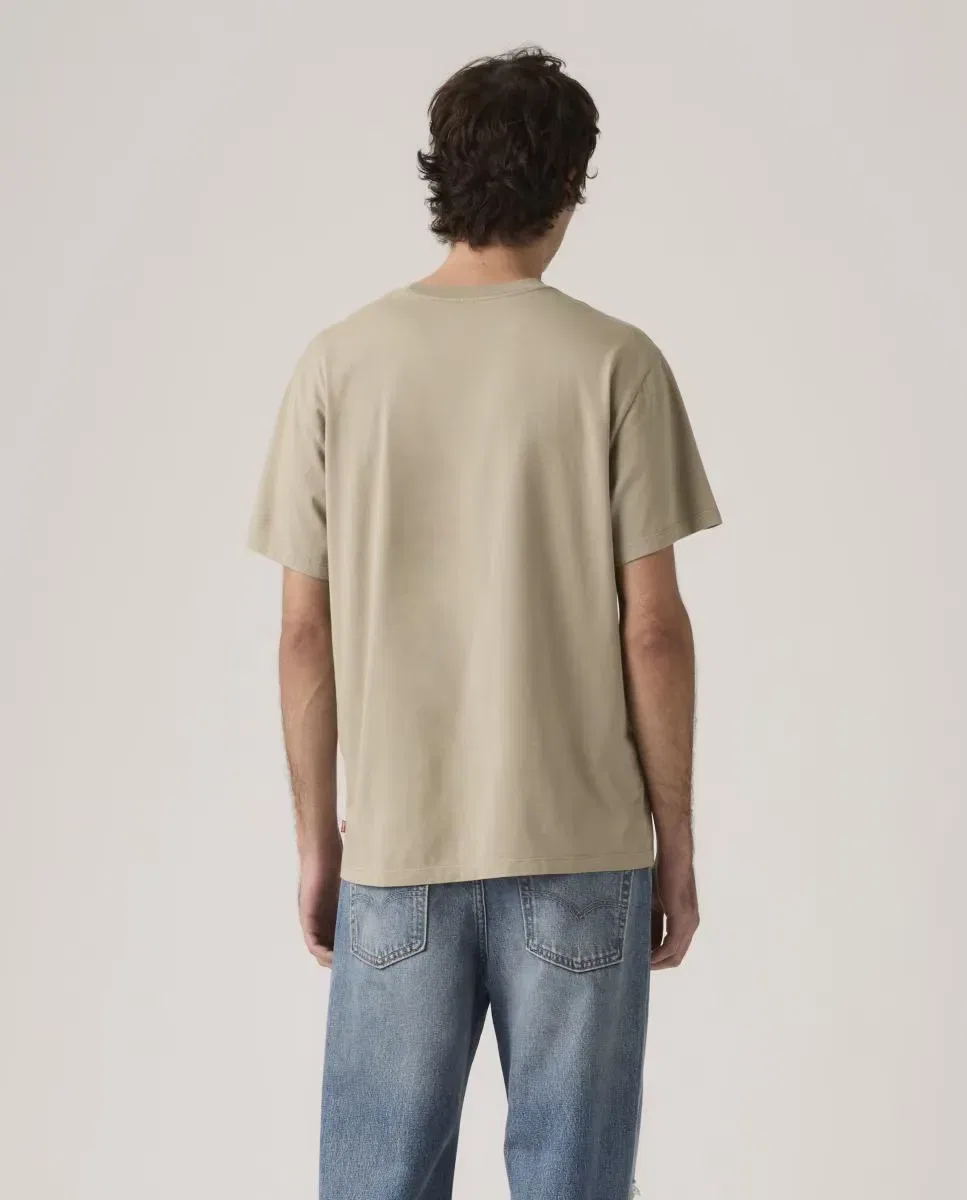 Мужская футболка с коротким рукавом Levi's, Beige — фото 2