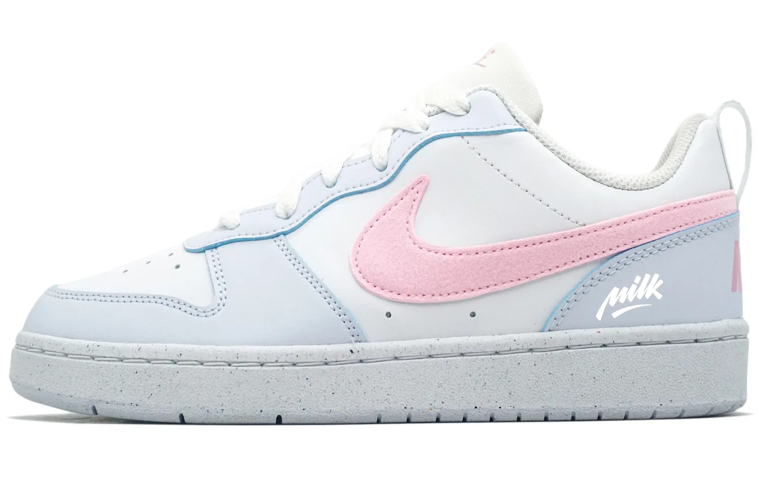 Кроссовки для скейтбординга Court Borough Cloud Milk Foam Low top Blue Pink Nike, Light Blue