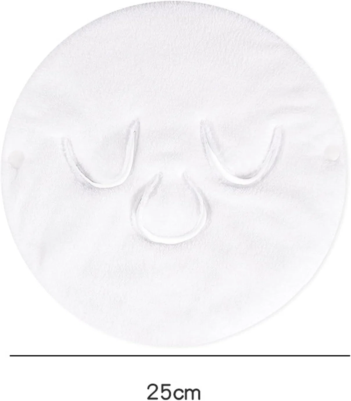 7Liuyuefei6 Махровая салфетка для лица, 24x24 см, 1 шт, Белый 7Liuyuefei5 — фото 3