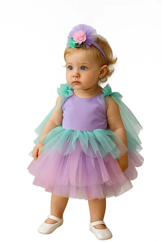 Детское платье для девочек без рукавов Shclothing Accessories, Pink — фото 2