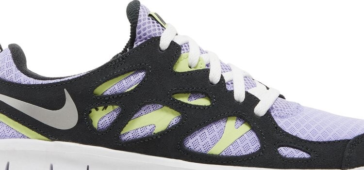 Кроссовки Nike Free Run 2 GS 'Purple Pulse Light Lemon Twist', фиолетовый — фото 3