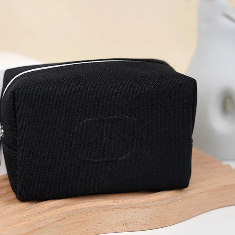 Косметичка из денима Black Denim Storage Bag, DIOR, Черный — фото 4