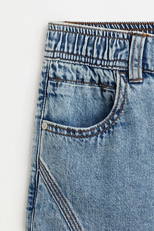 Детские шорты для мальчиков джинсовые Skater denim bermuda shorts Lefties, Medium Blue — фото 3