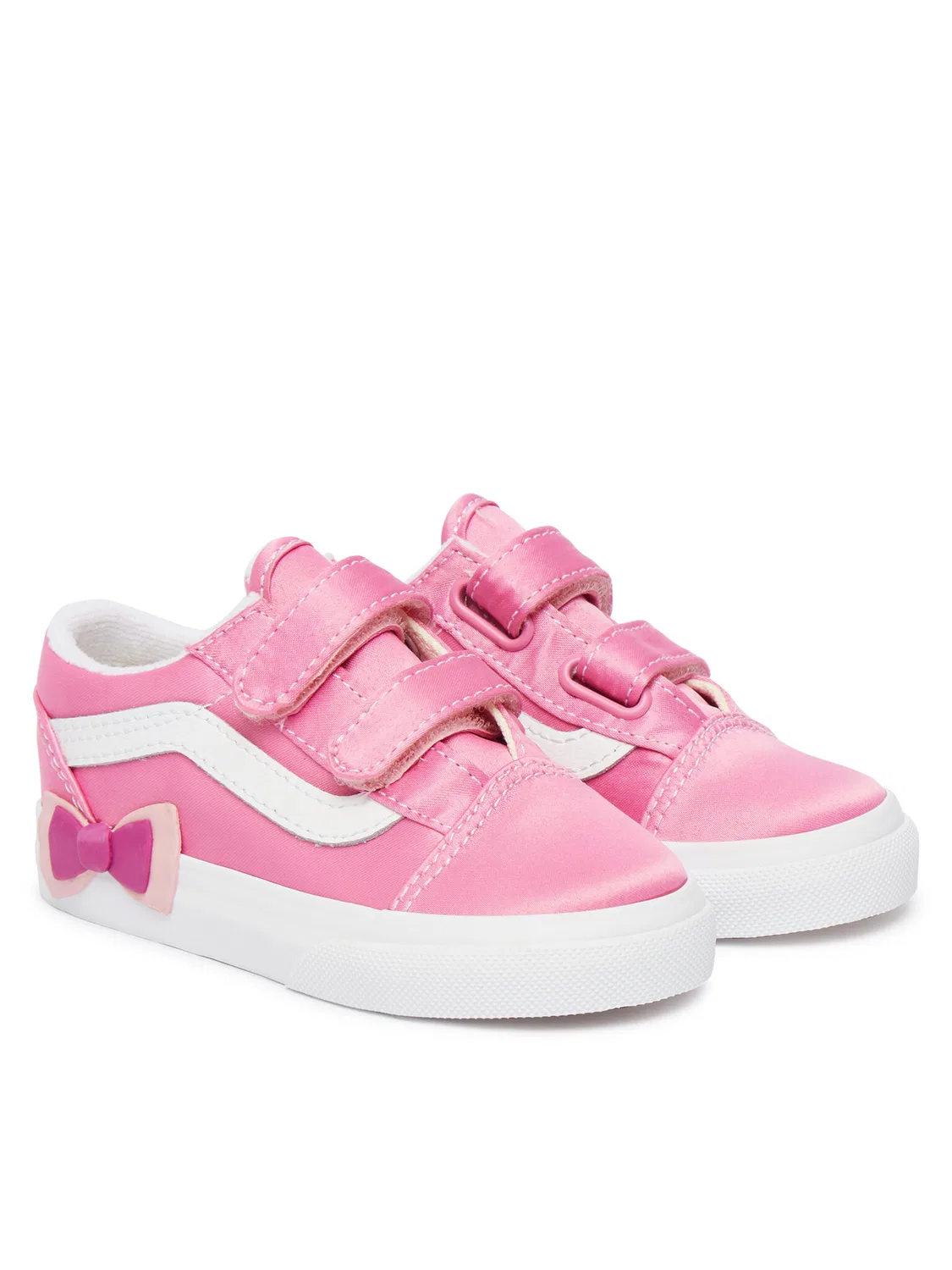 Кроссовки для девочки Old Skool Bow Vans, розовый — фото 2