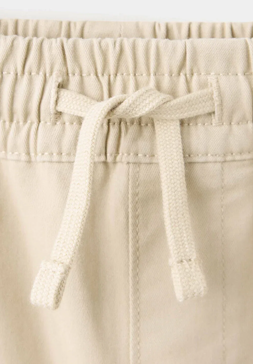 Детский - штаны Mango Kids, Beige — фото 4