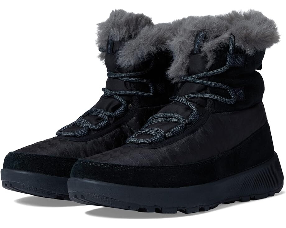 

Ботинки Columbia Slopeside Peak Luxe, цвет Black/Graphite