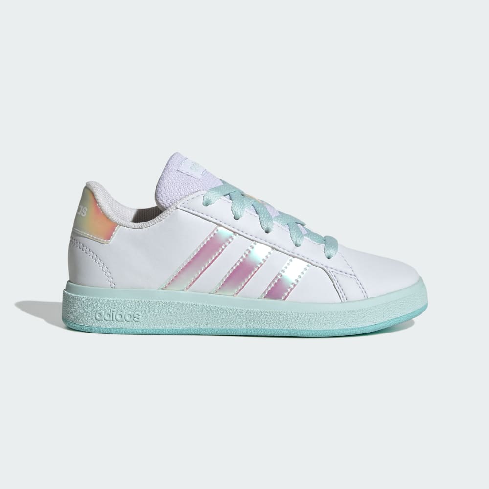 

Кроссовки Adidas Grand Court Lifestyle Lace Tennis Shoes, цвет Cloud White/Flash Aqua/Halo Mint