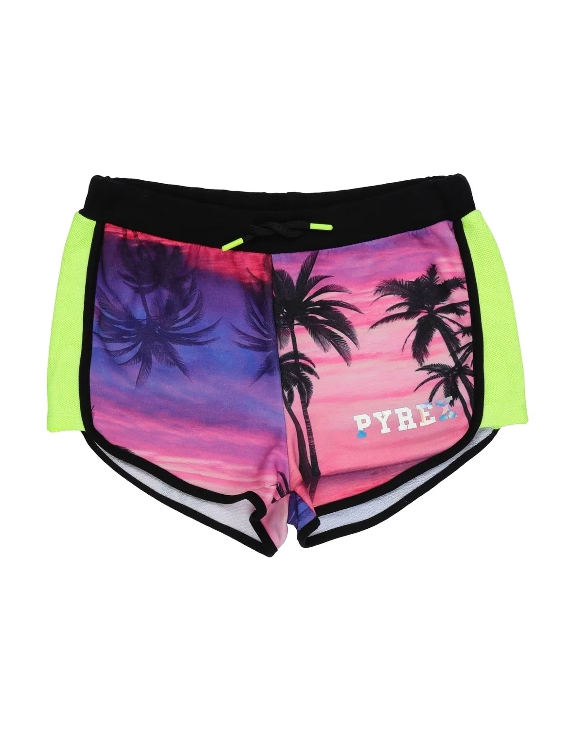 Детские шорты с принтом Pyrex, черный