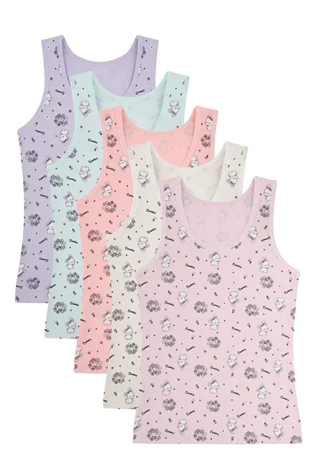 Детский комплект шорт для девочек с принтом 5-Pack Donella, Multicolored