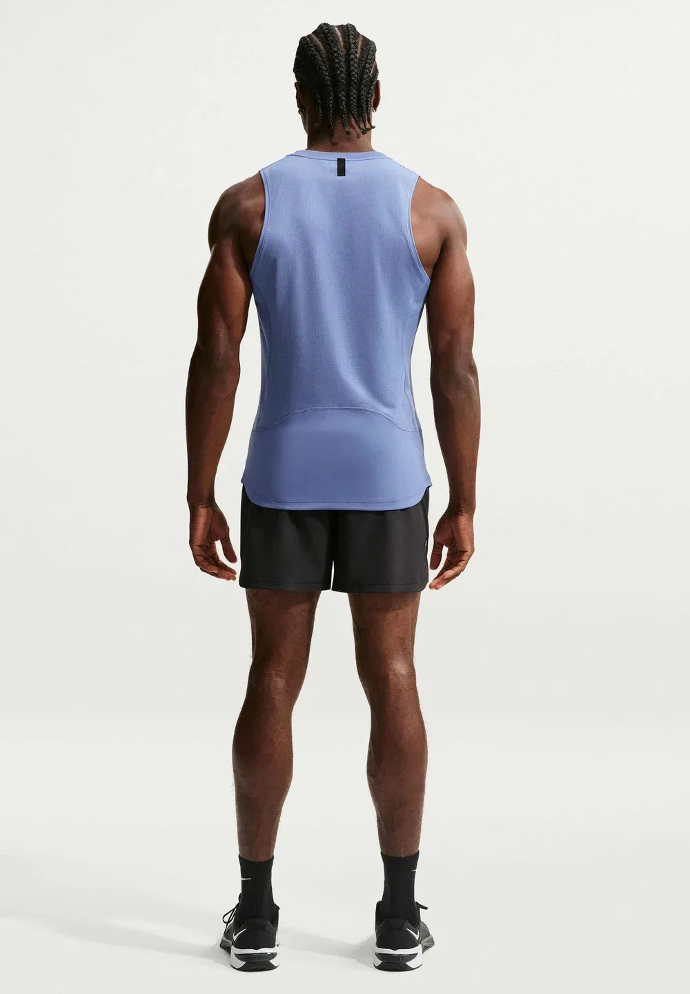 M np df npt tank - top Nike Performance, Indigo Storm/Black — фото 3
