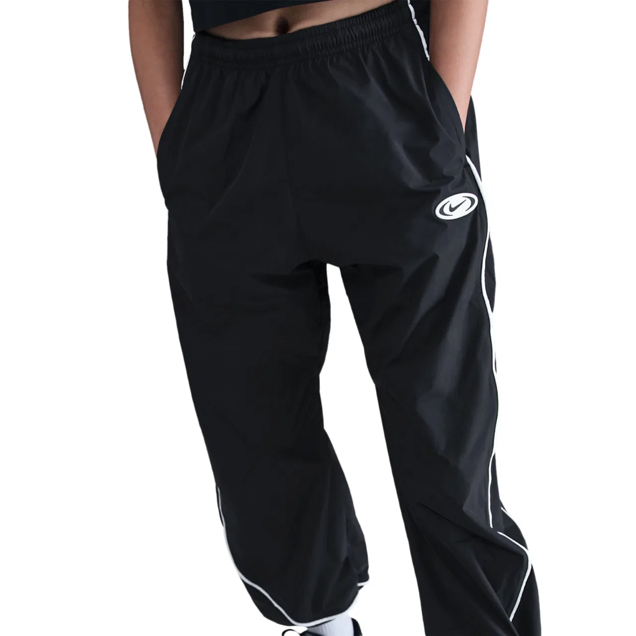Тренировочные брюки для девочек NSW Track Pant GX Star Nike, черный/белый