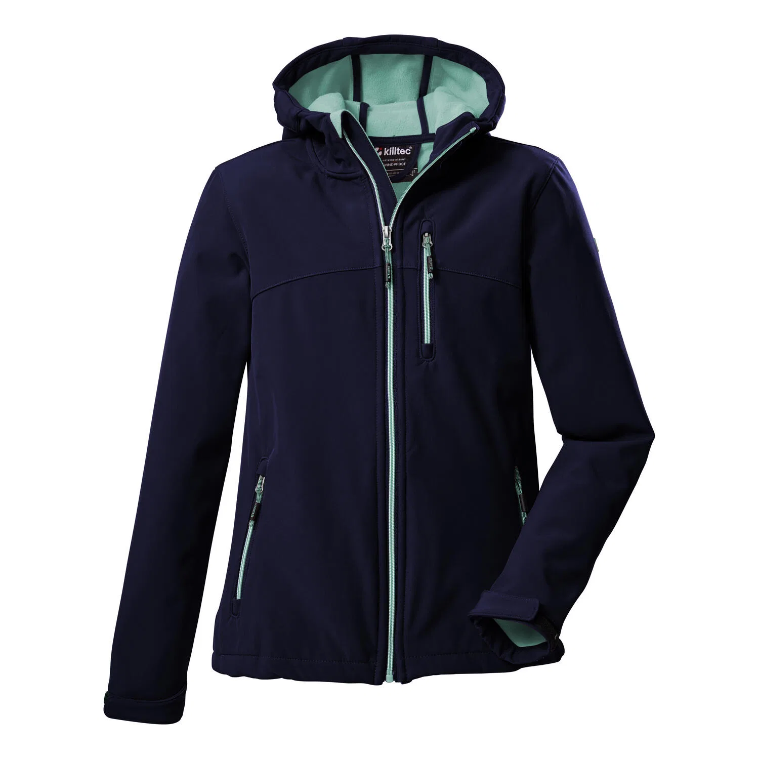 Детская ветрозащитная куртка Girls Softshelljacke Killtec, Mitternachtsindigo Tiefseeblau