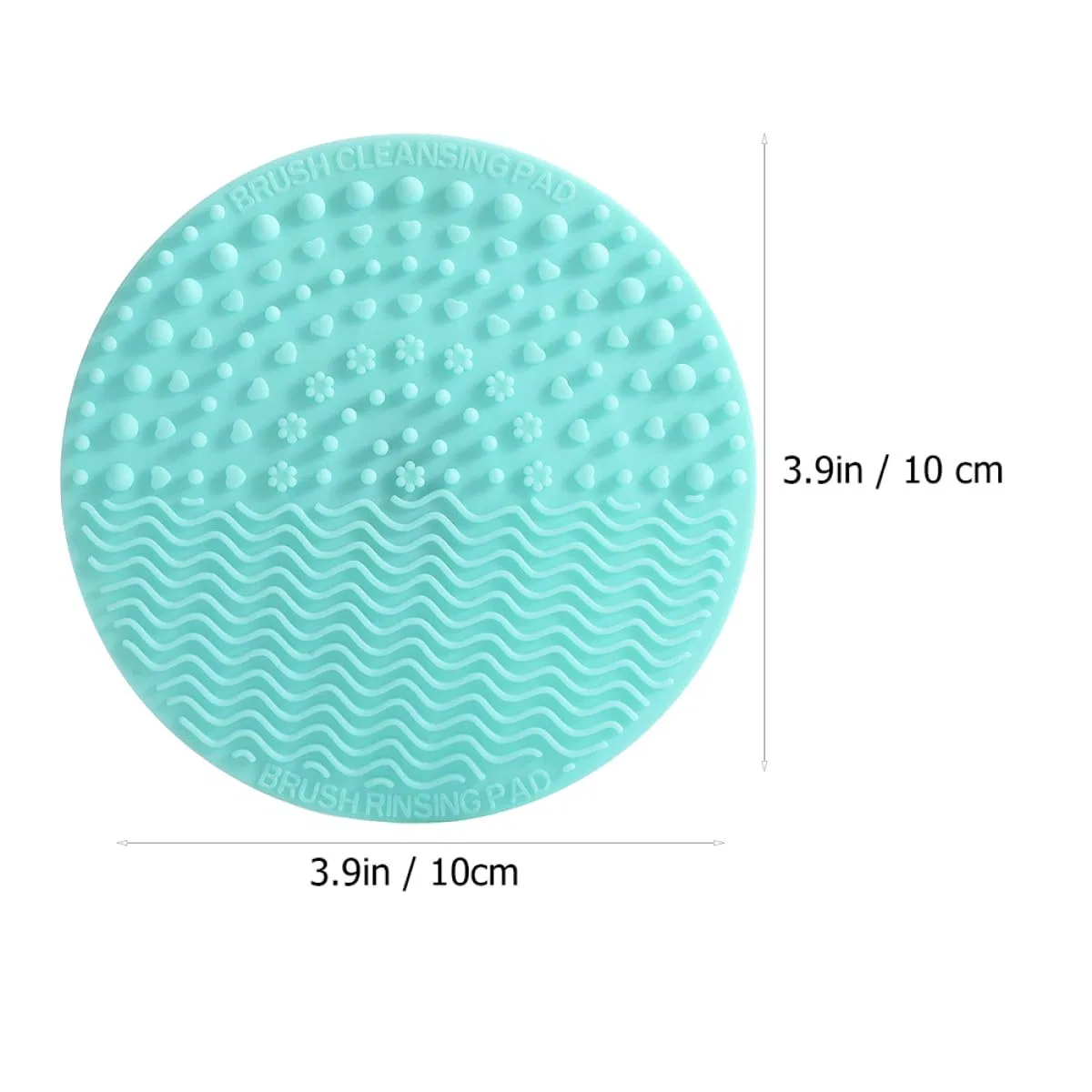 Набор для чистки кистей Silicone Brush Cleaning Set, Healvian, 2 шт, Зеленый — фото 2