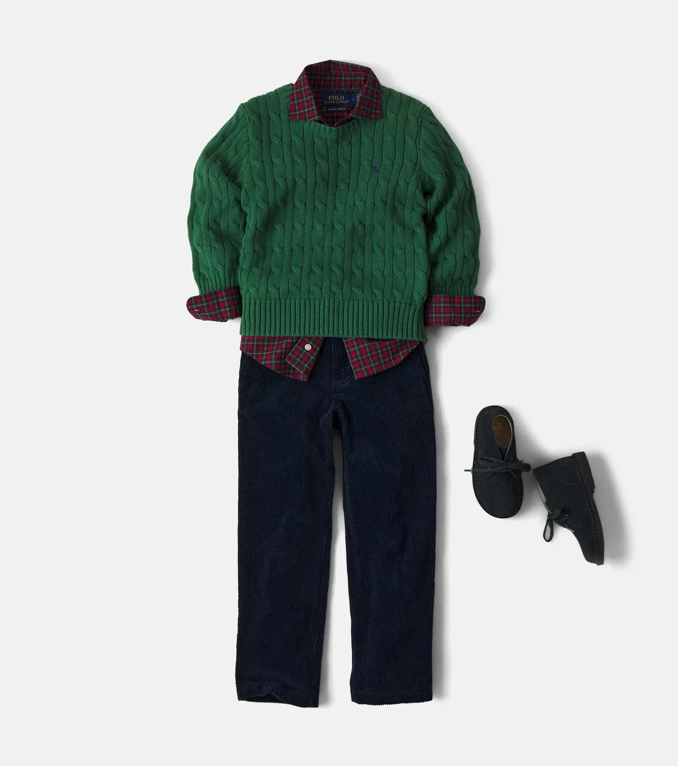Свитер хлопковый Polo Ralph Lauren Kids, Verano Green, зеленый — фото 2