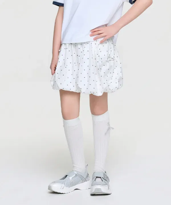 Шорты свободного кроя с горошком, Mlb Kids, Ivory — фото 3