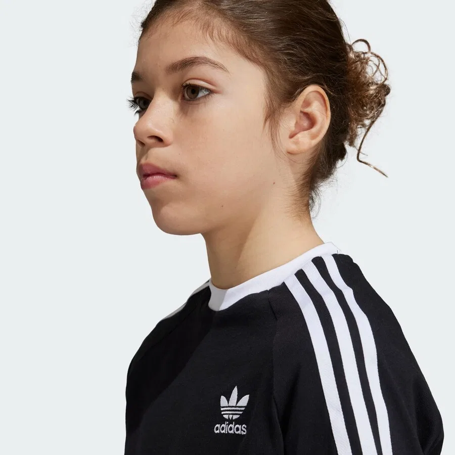 Футболка ADIDAS ORIGINALS 'Adicolor' черного цвета — фото 4