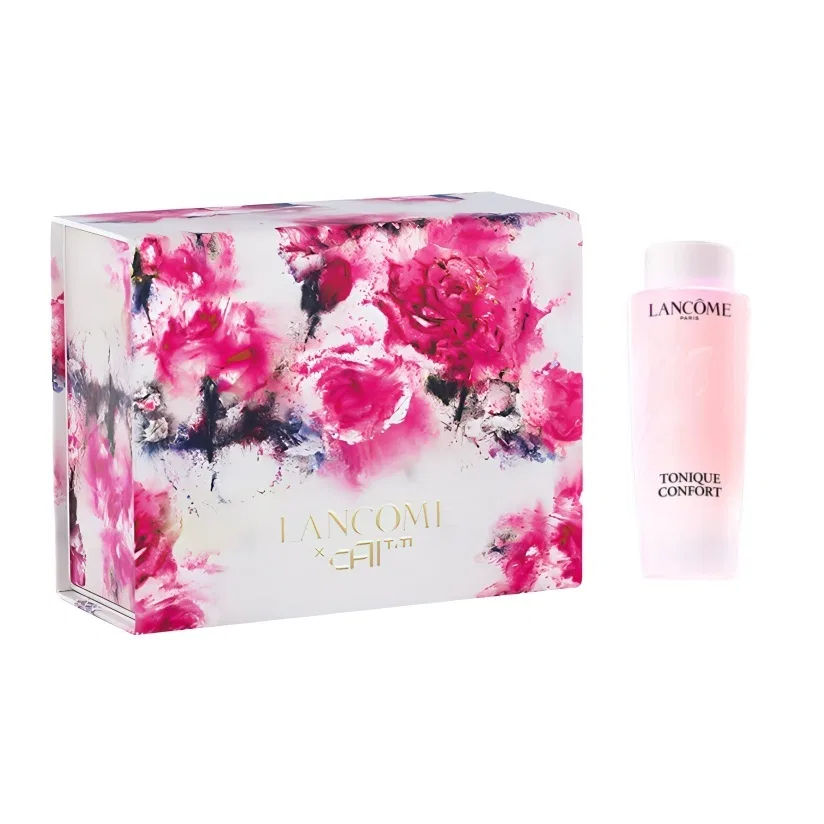 Тоник увлажняющий с экстрактом розы, 400 мл, Blooming Floral New Year Limited, LANCOME, Clear Hydrating Large Pink Water