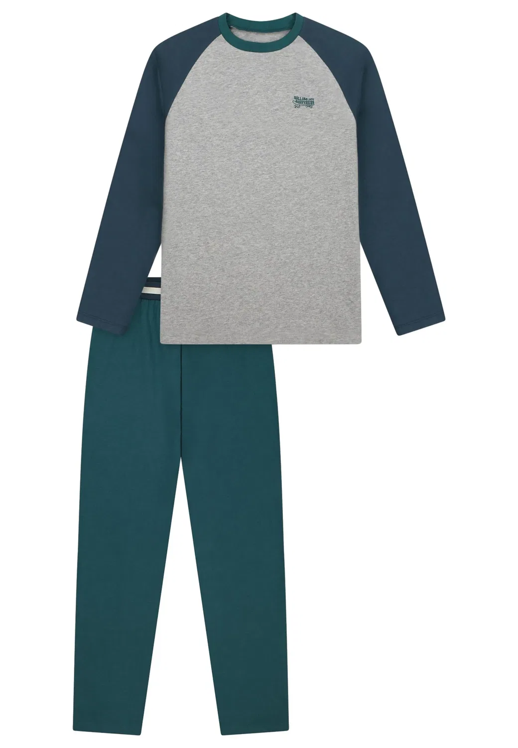 Пижама хлопковая Comfort Cotton Schiesser, серый