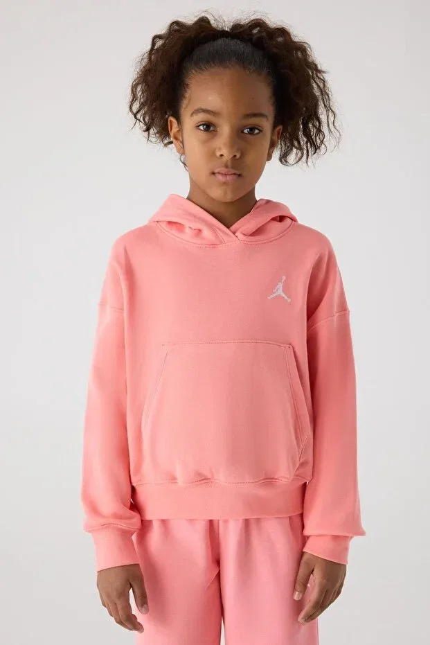 Детские свитшот для девочек с капюшоном Nike, Pink — фото 2