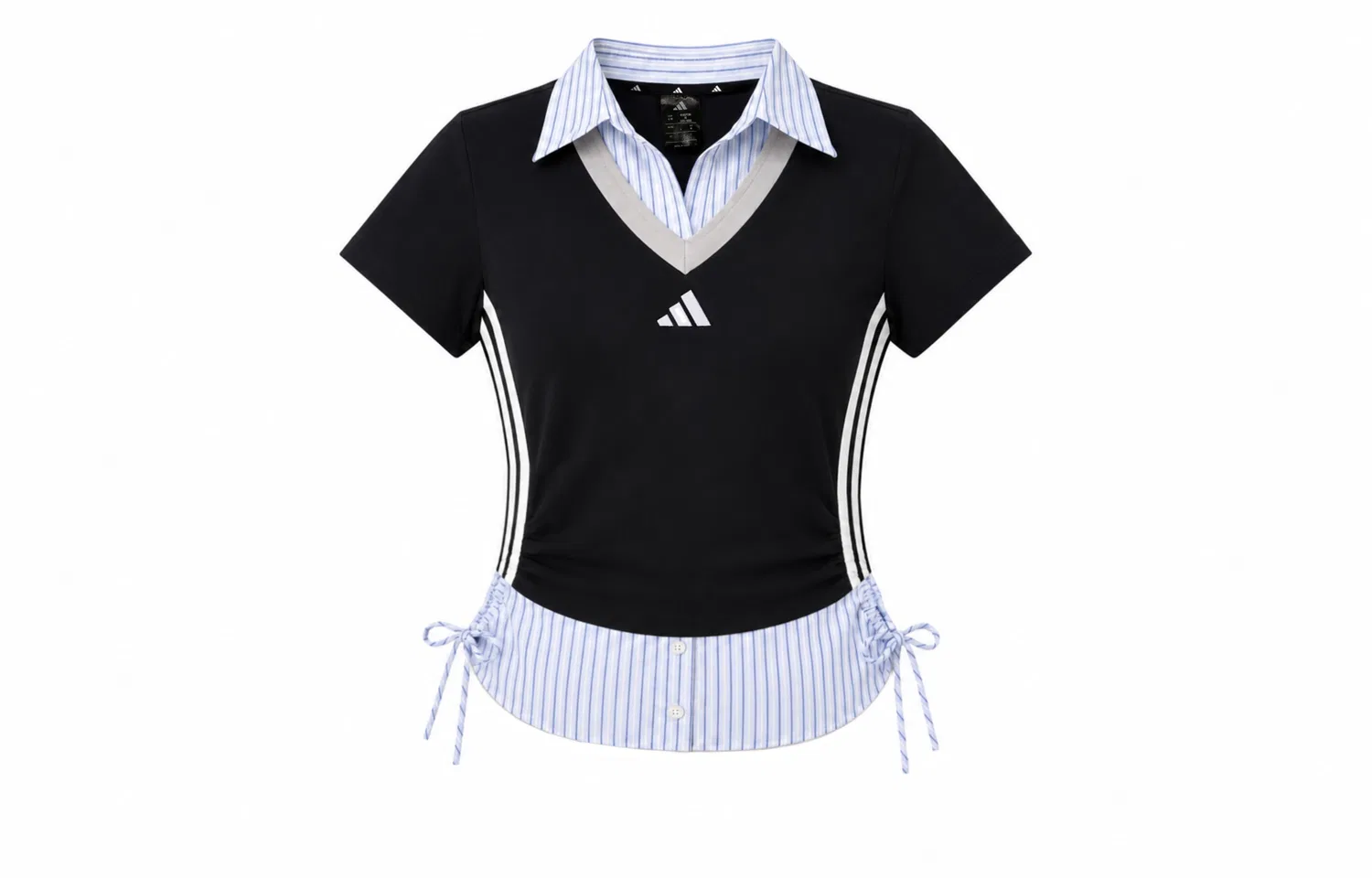 Футболка с принтом, приталенная, Adidas, Sky Blue Journal-Black Blue